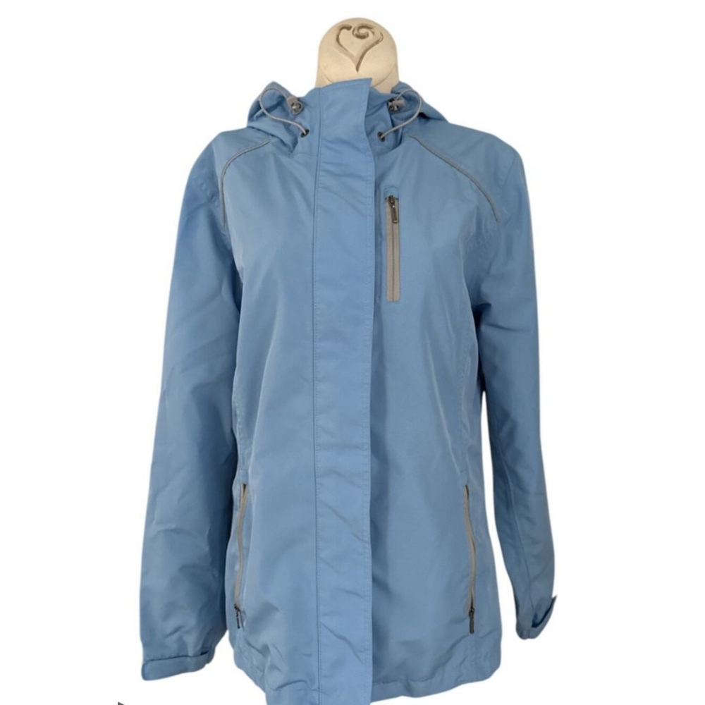 Women's Eddie Bauer Rainy Pass Water Repellent Hooded Utility Jacket XL